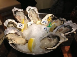 生牡蠣をオーダーしました！