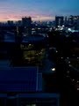 新しいお仕事のオフィスからの夕景